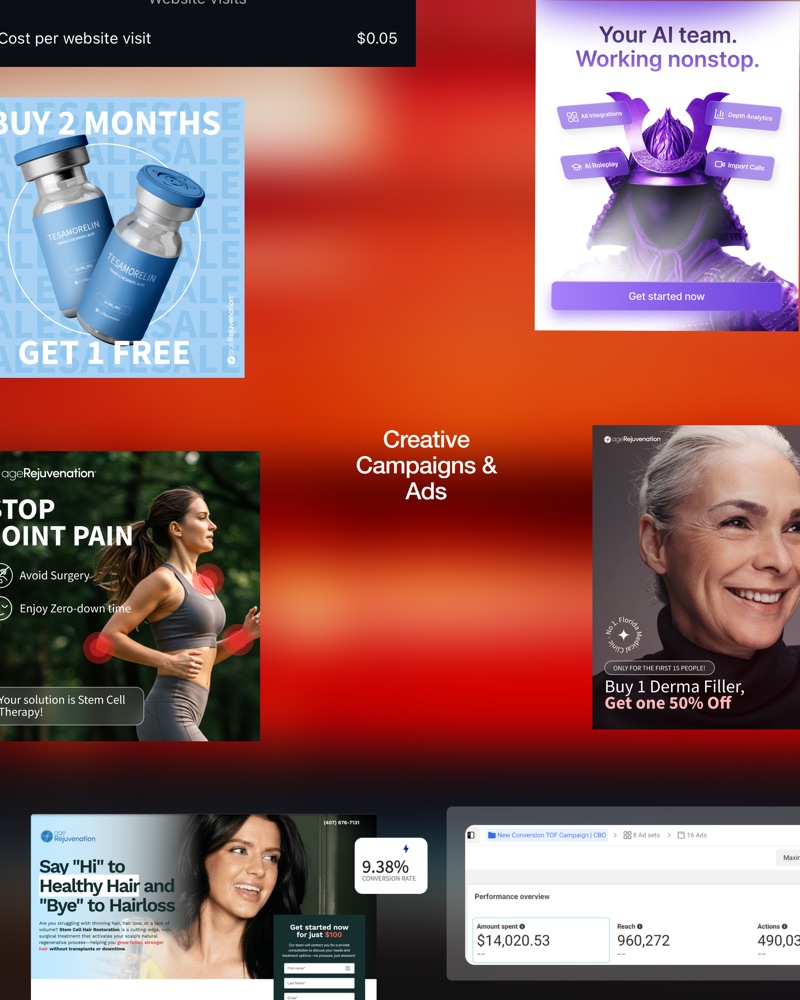 Paid campaign creatives by CIELO